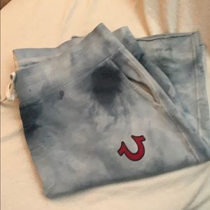 True Religion tie dye shorts